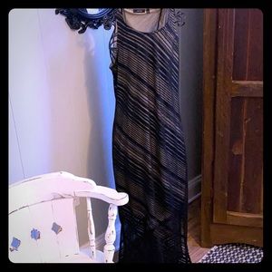 Sheer Black/Nude Maxi with Slit ‼️ ℕ𝕎𝕆𝕋 ✨